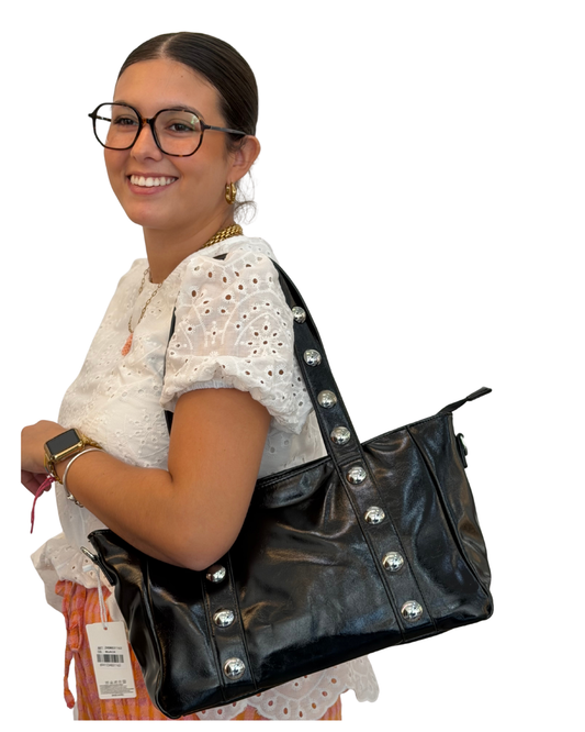 Bolso tachuela negro