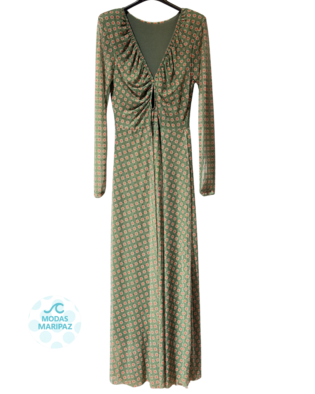 VESTIDO ÉTNICO VERDE