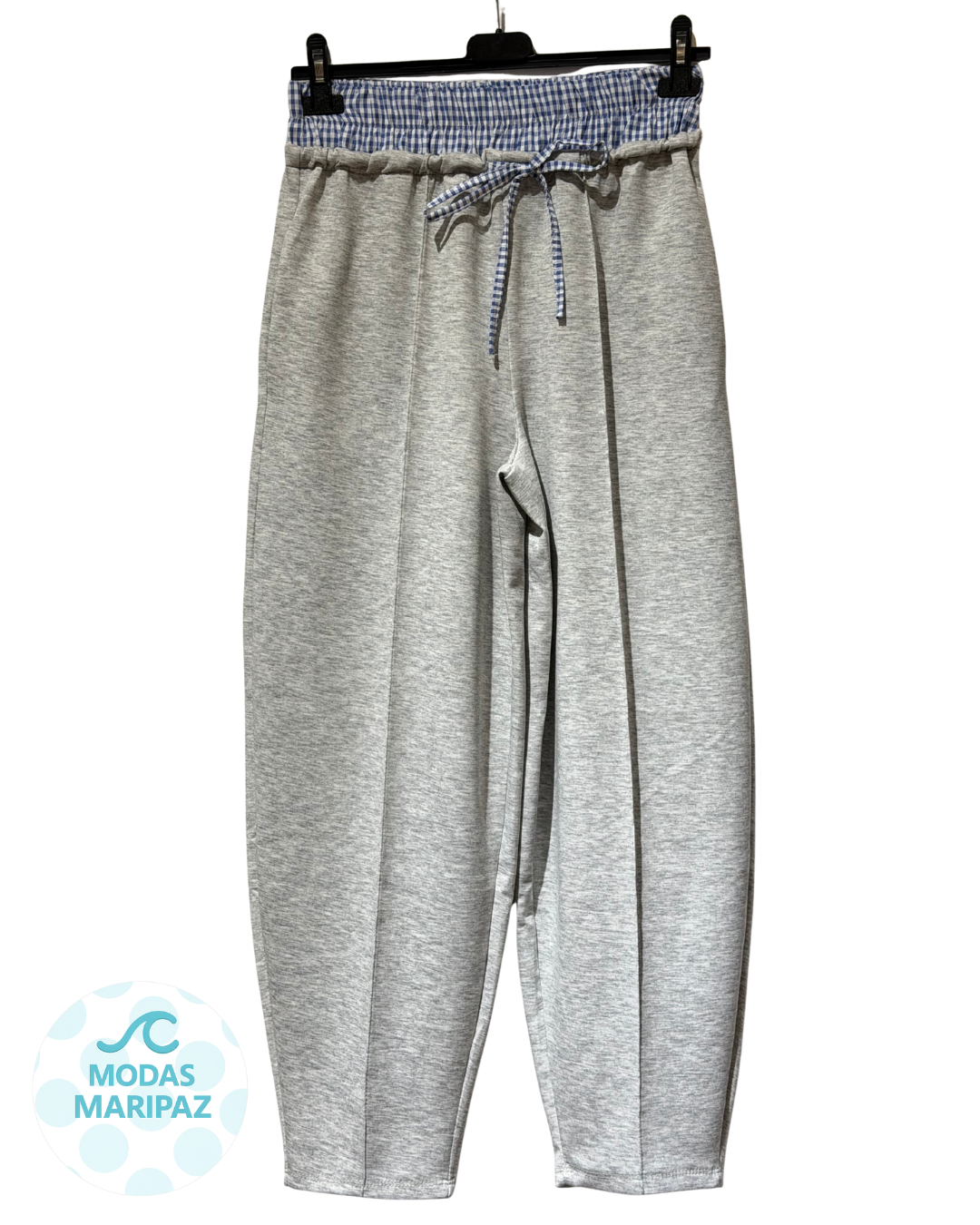 PANTALÓN VICHY GRIS