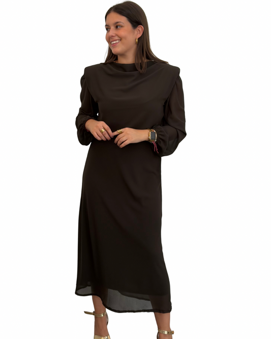 Vestido arenal chocolate