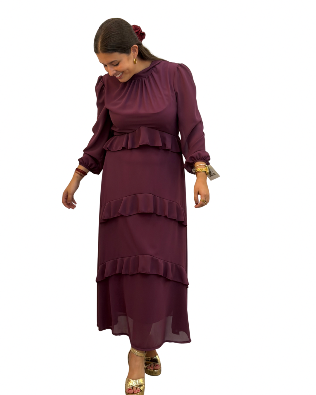 VESTIDO ROSARIO buganvilla