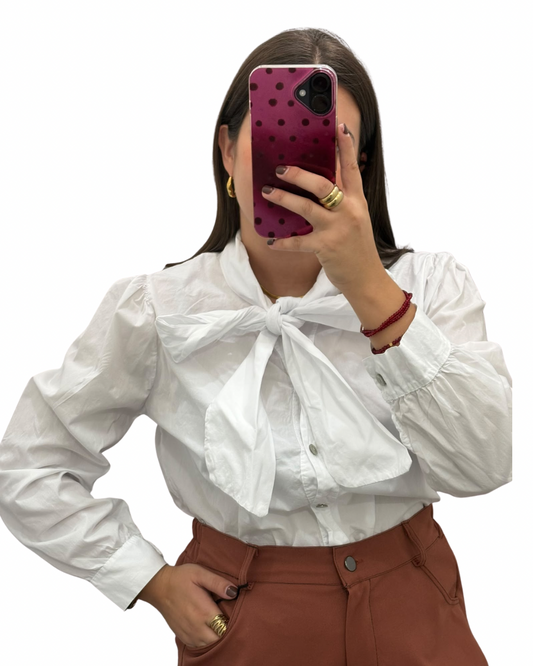 Blusa lazada blanca