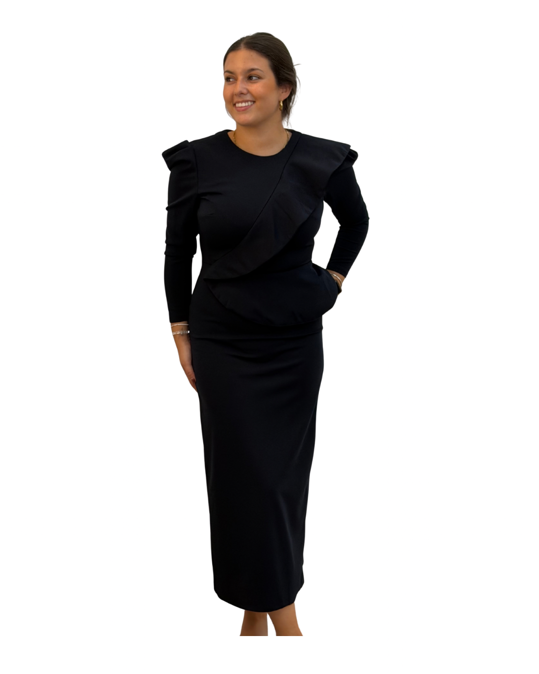 Vestido Triana azul marino