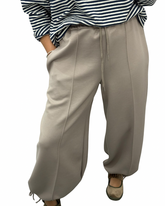 Pantalón chándal taupe