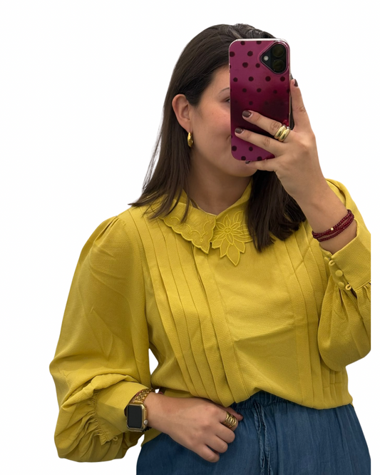 Blusa mostaza