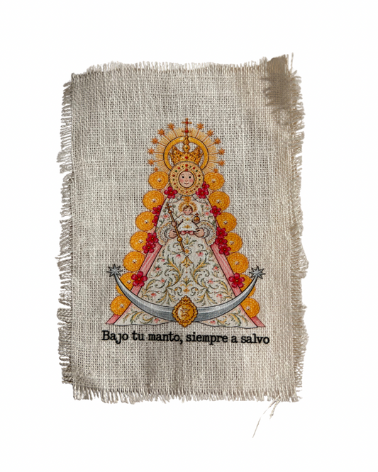 Revelado lino Virgen del Rocío Reina