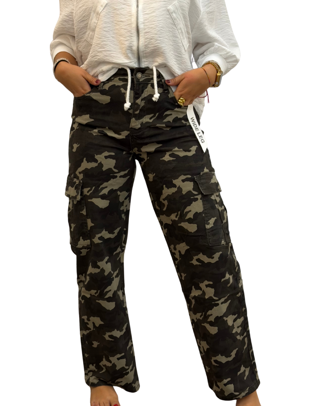 Vaqueros cargos camuflaje