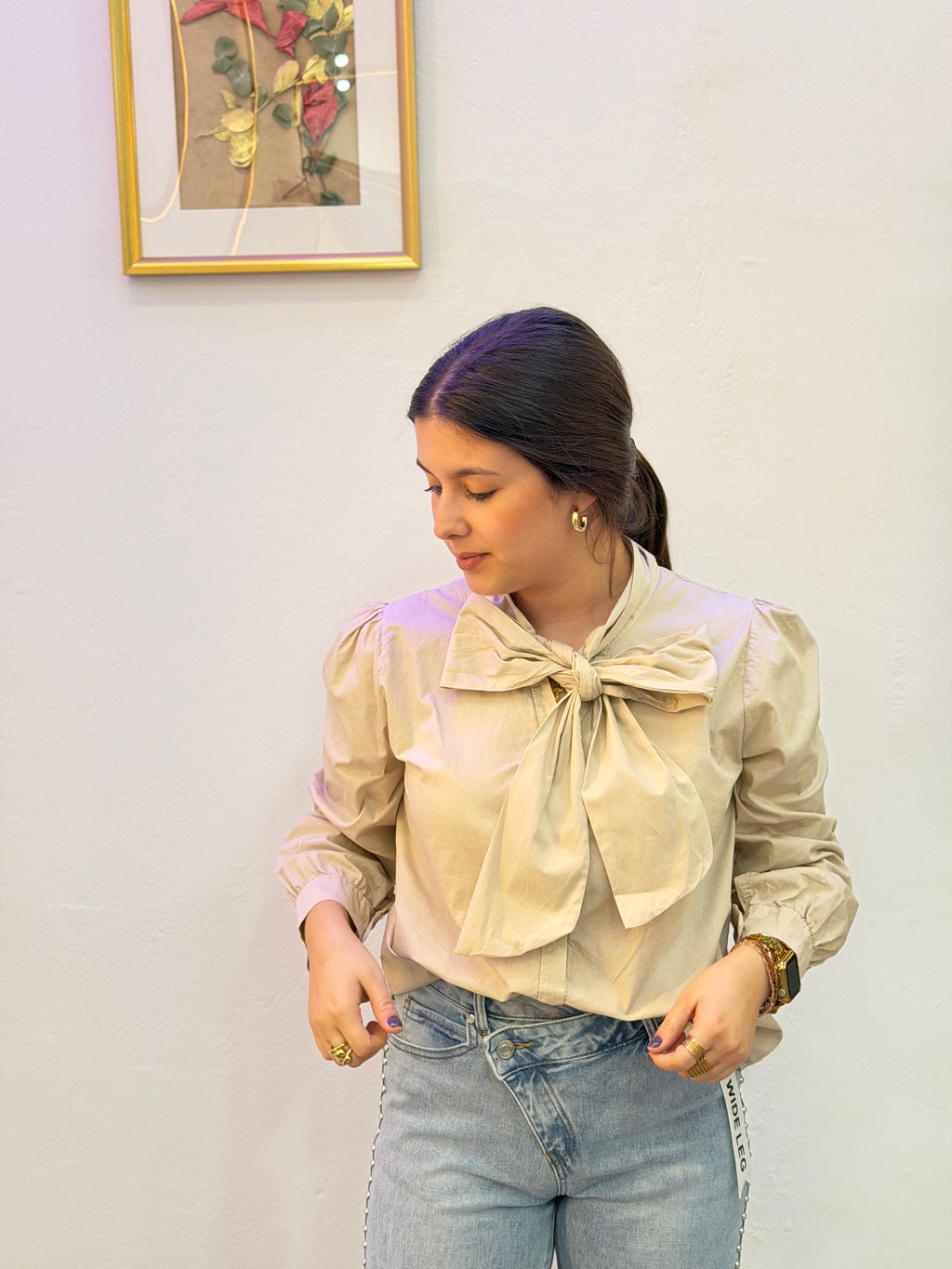 Blusa Lazada Beige