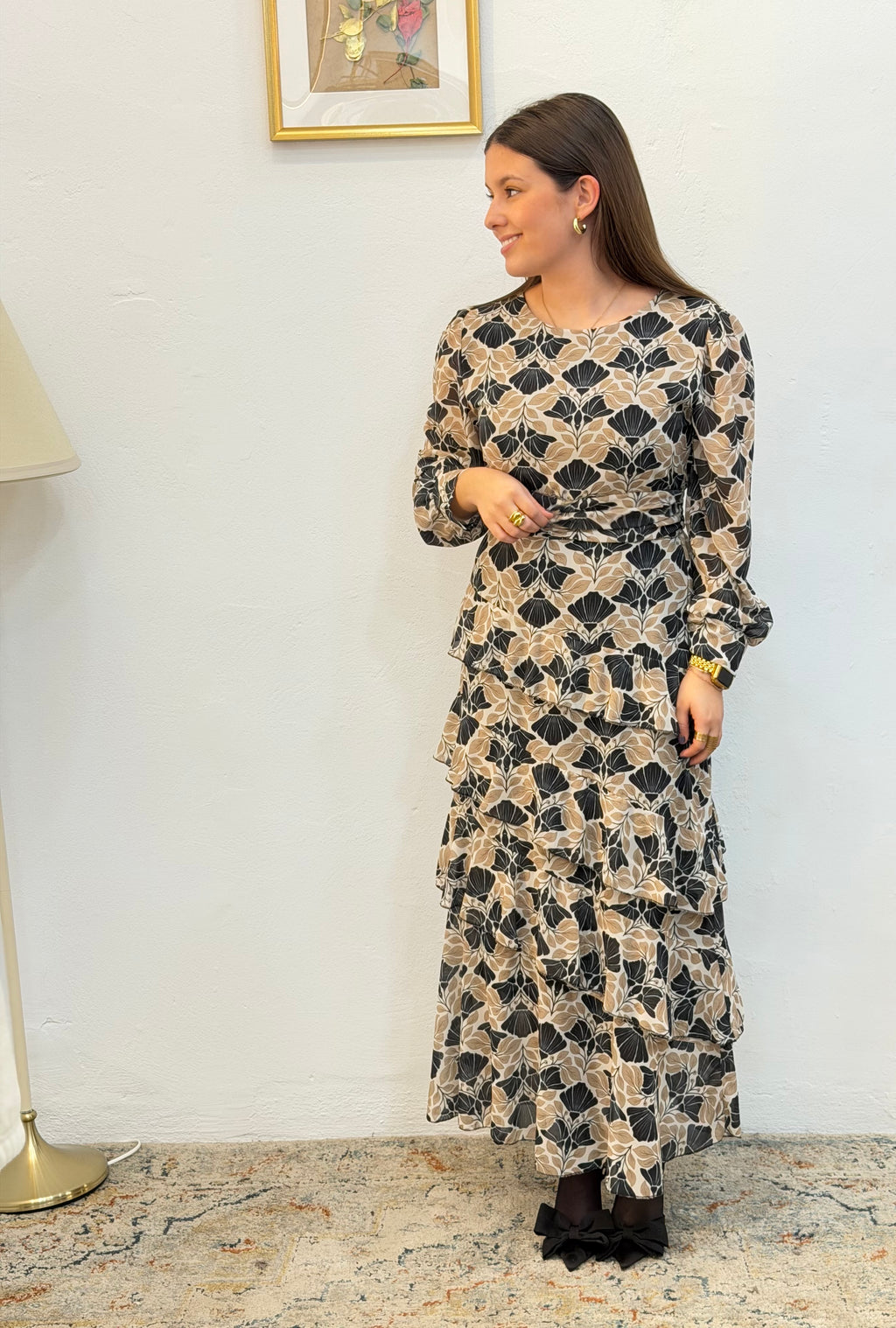 Vestido de Gasa Negro