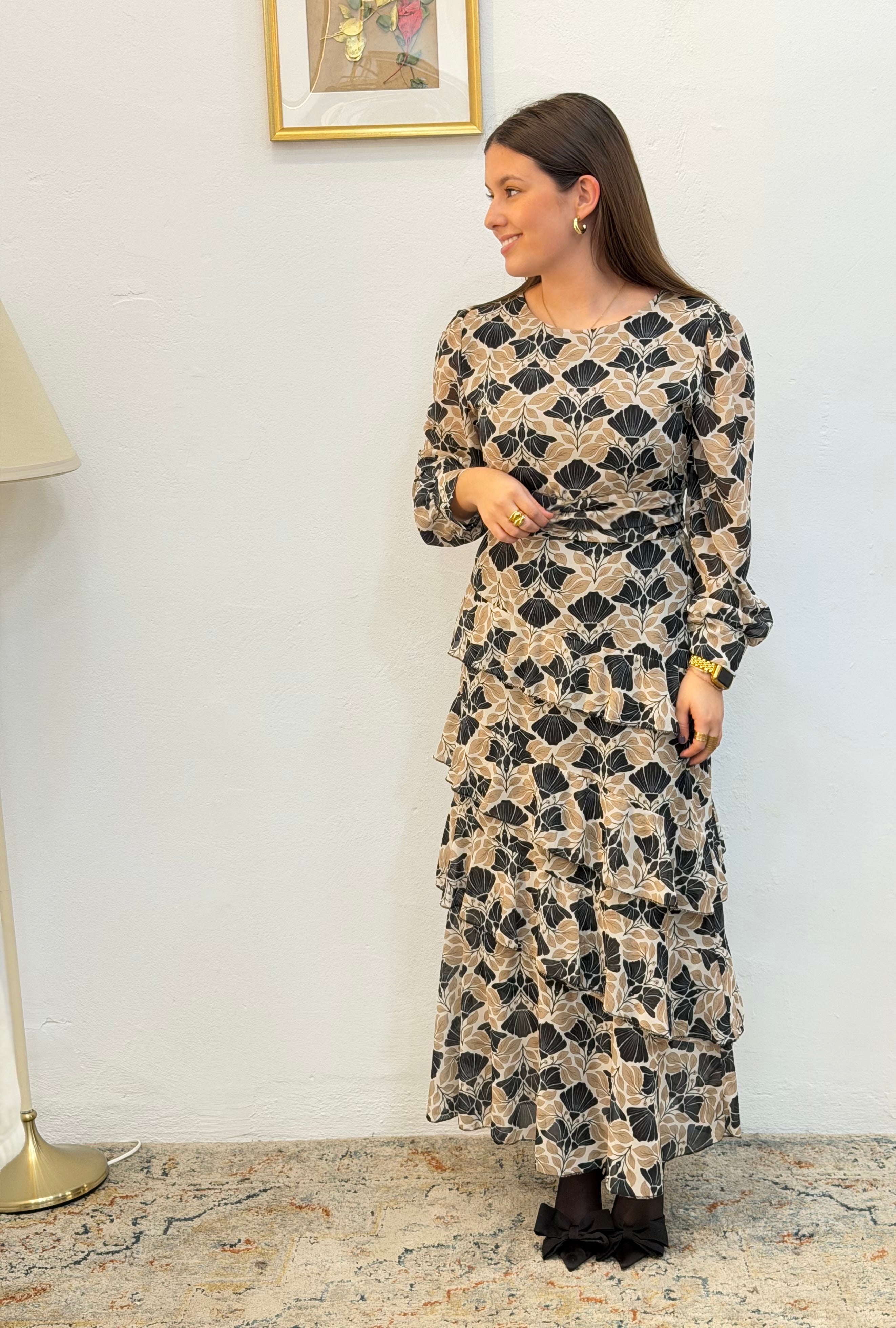 Vestido de Gasa Negro