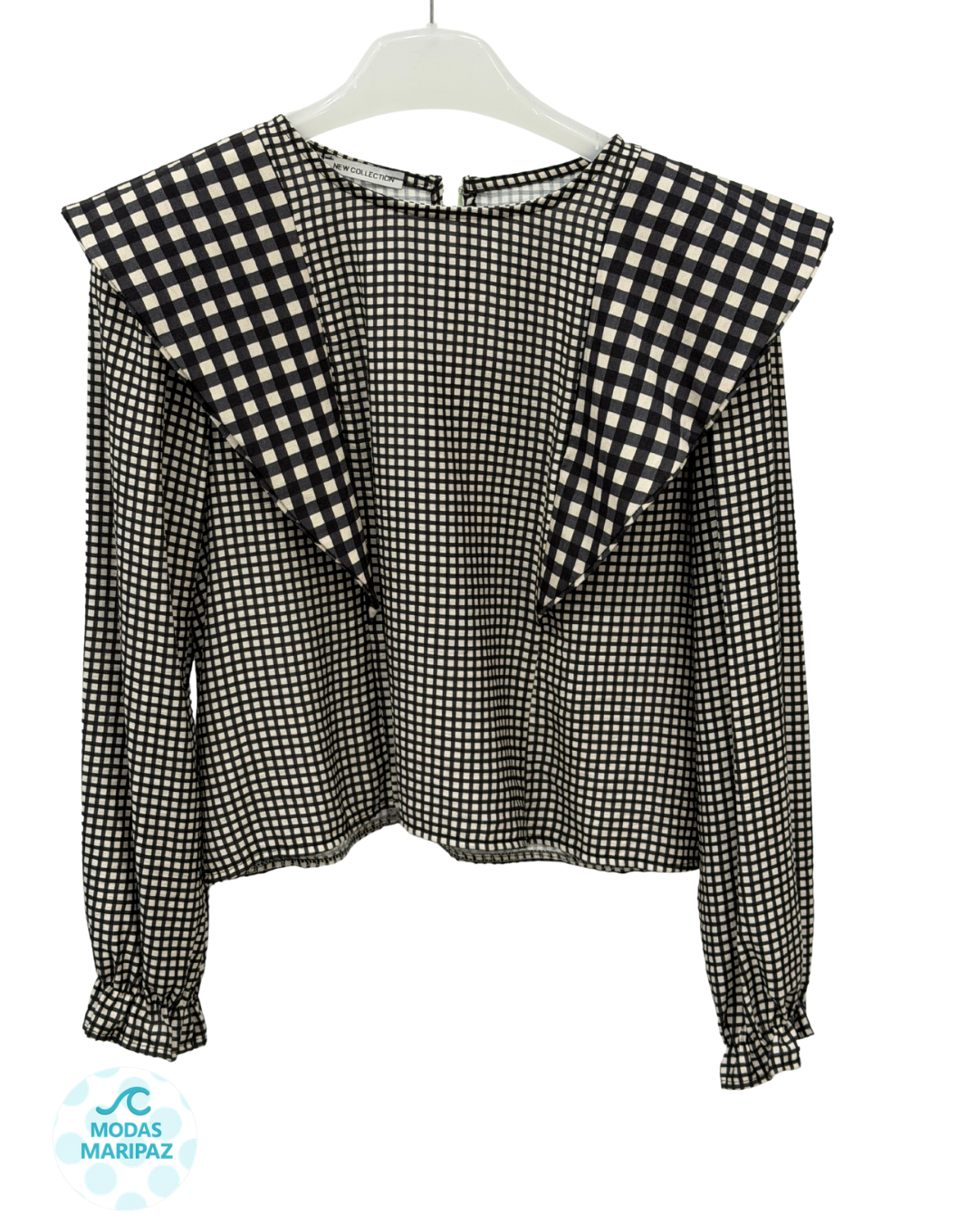 Blusa Vichy Guadiana Negra