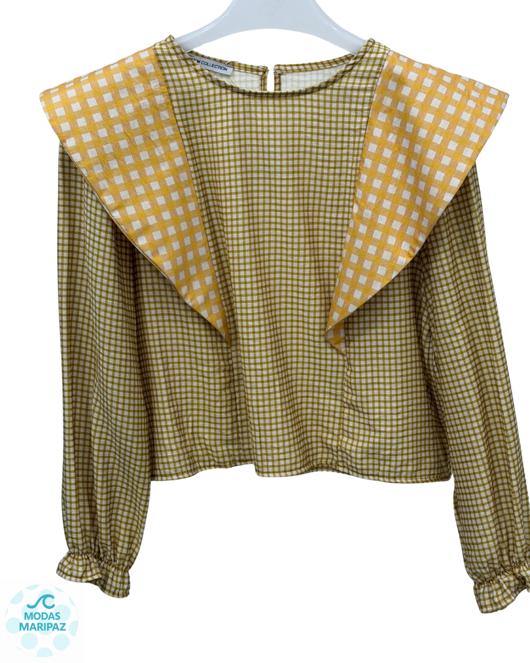 Blusa Vichy Guadiana Amarilla