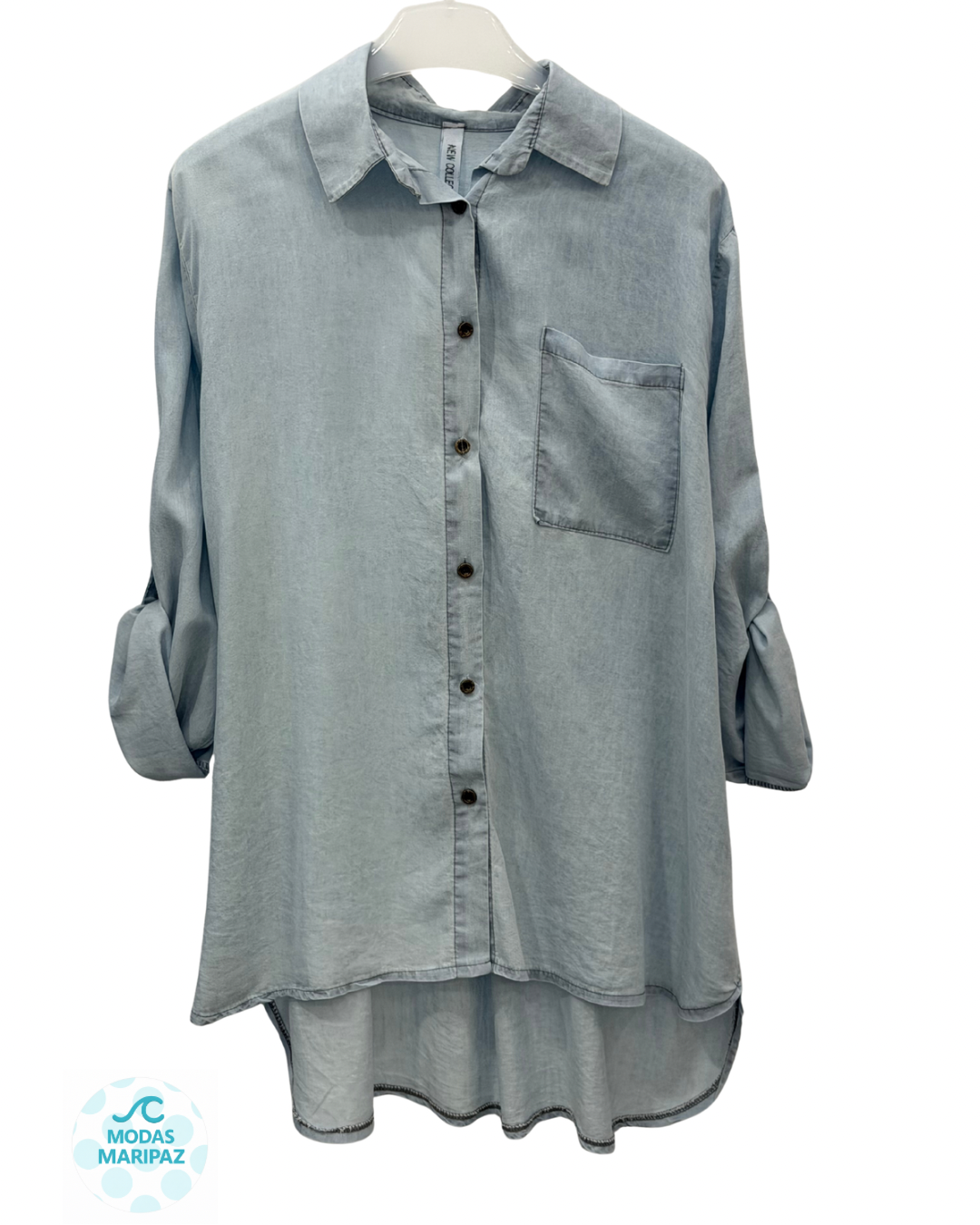 Camisa Vaquera Curvis Clara