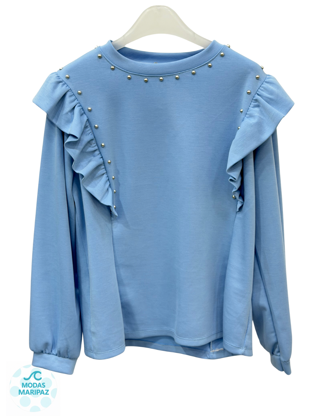 Sudadera Guadalete Celeste