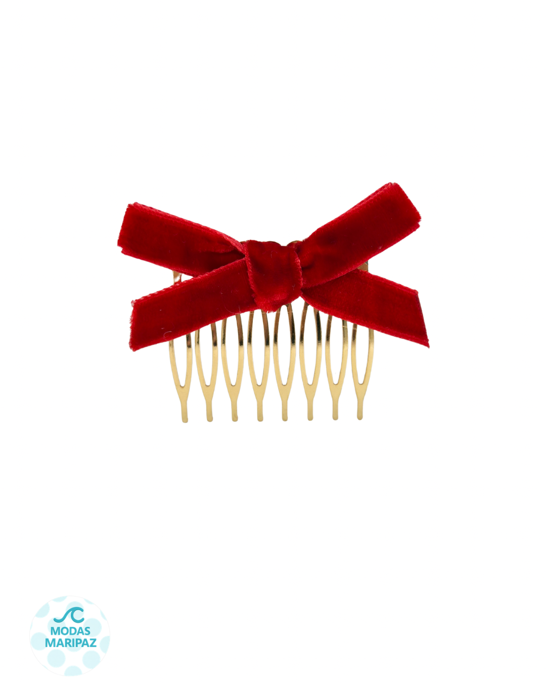 Peinecillos Terciopelo Rojo