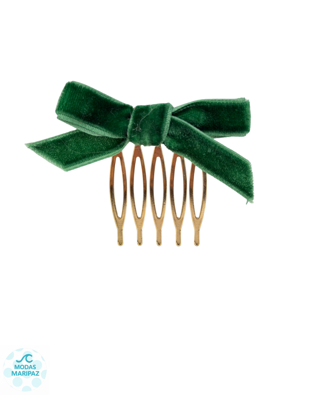 Peinecillos Terciopelo Verde