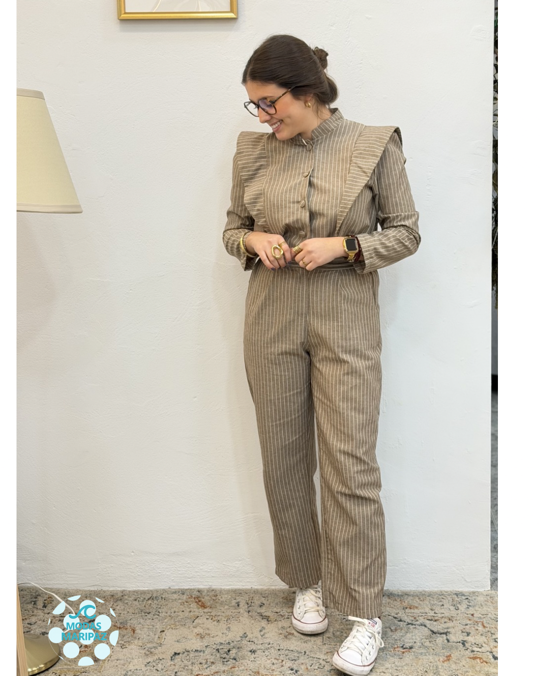 Mono Rayas Taupe