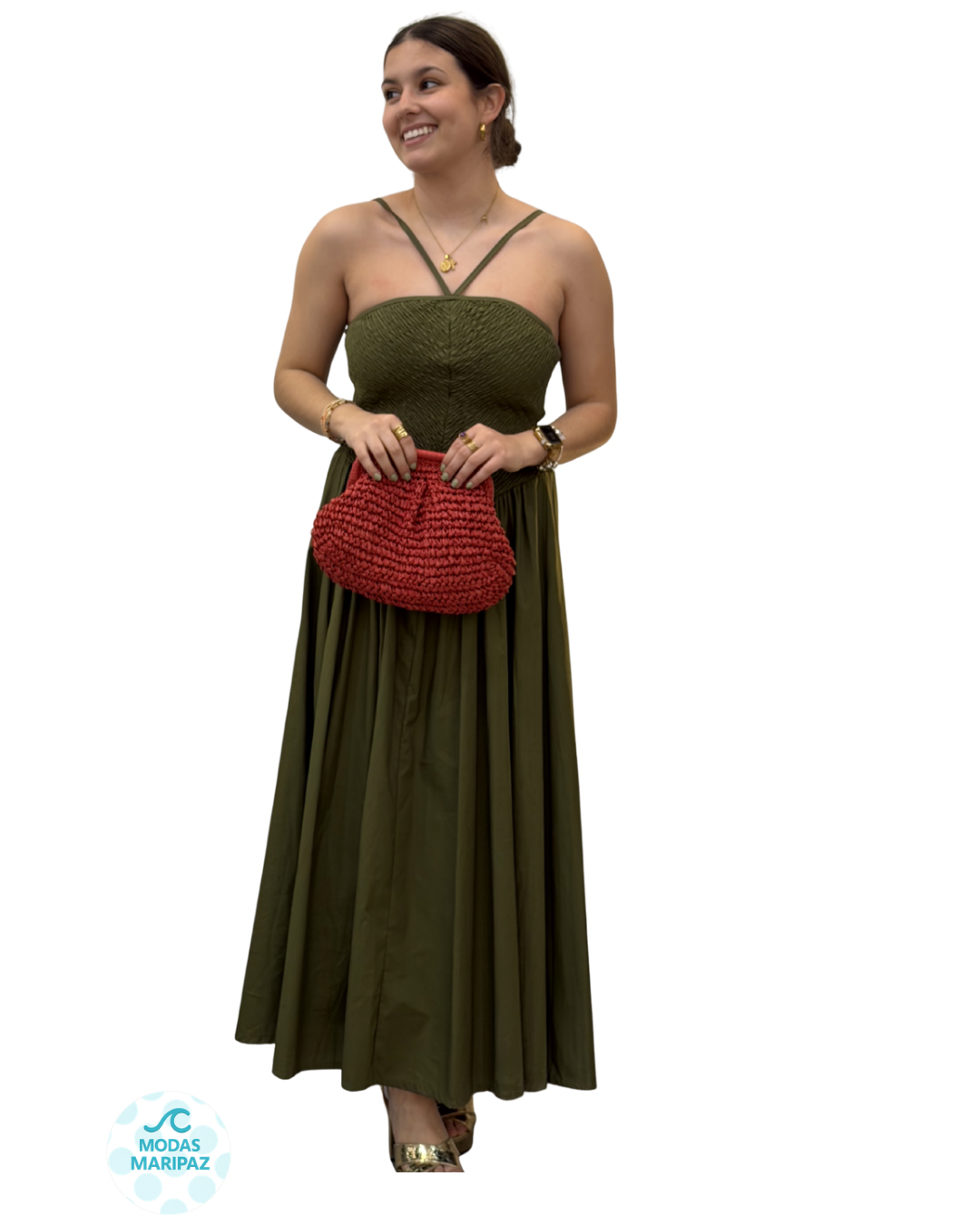 VESTIDO ROCÍO VERDE