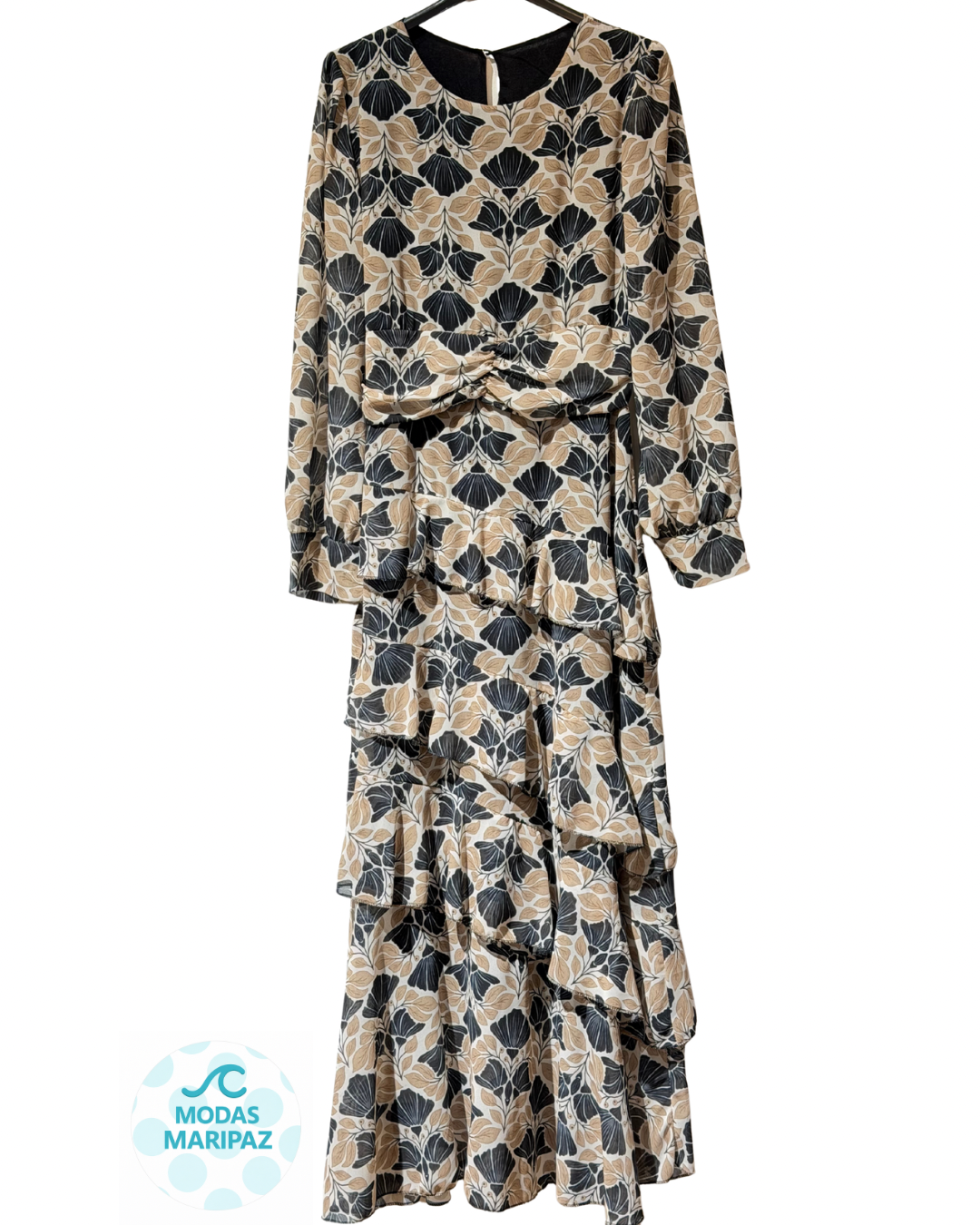 Vestido de Gasa Negro