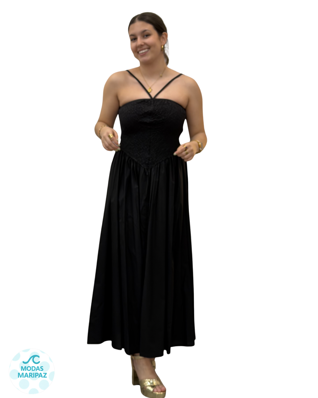 VESTIDO ROCÍO NEGRO