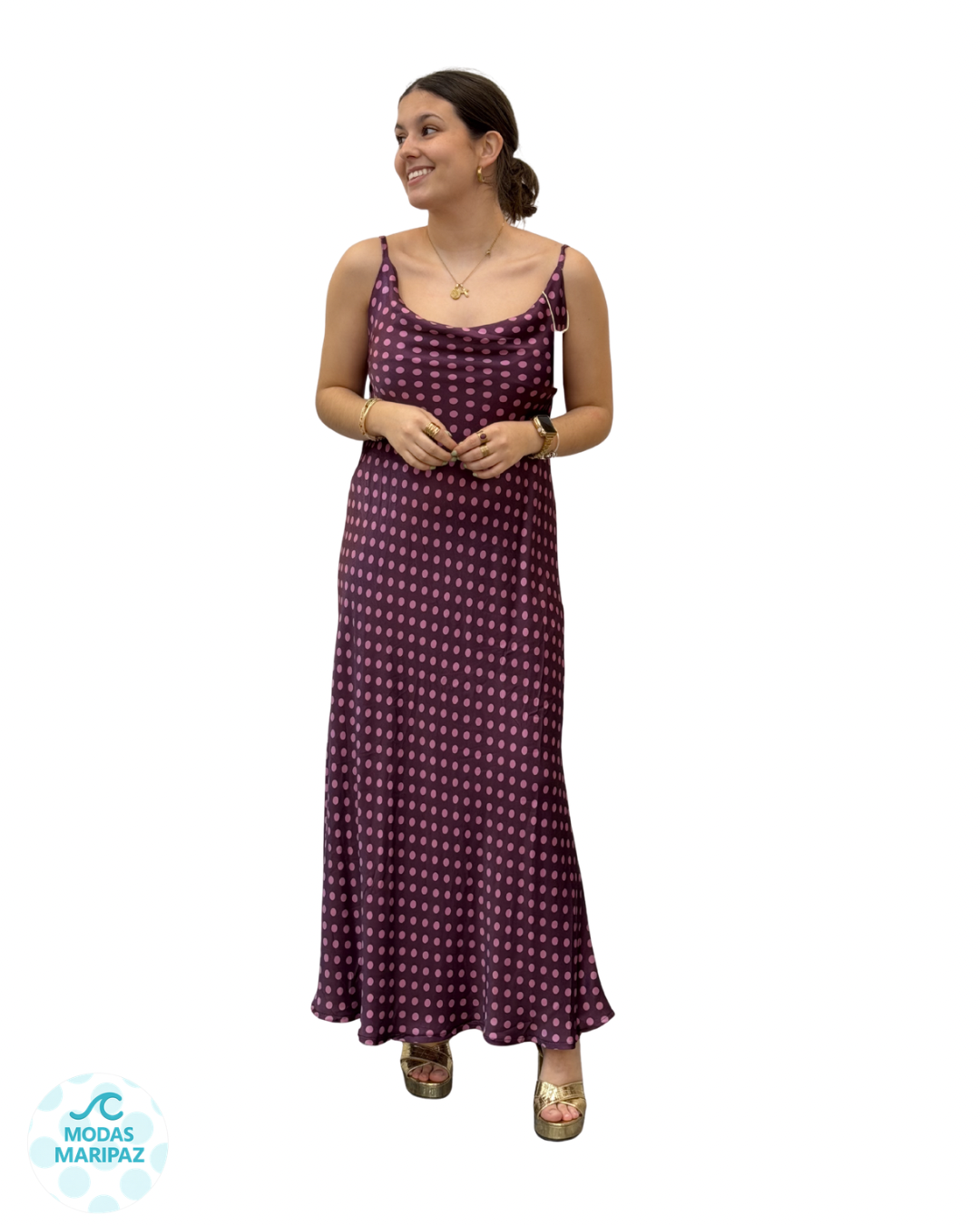 VESTIDO LUNARES BUGANVILLA