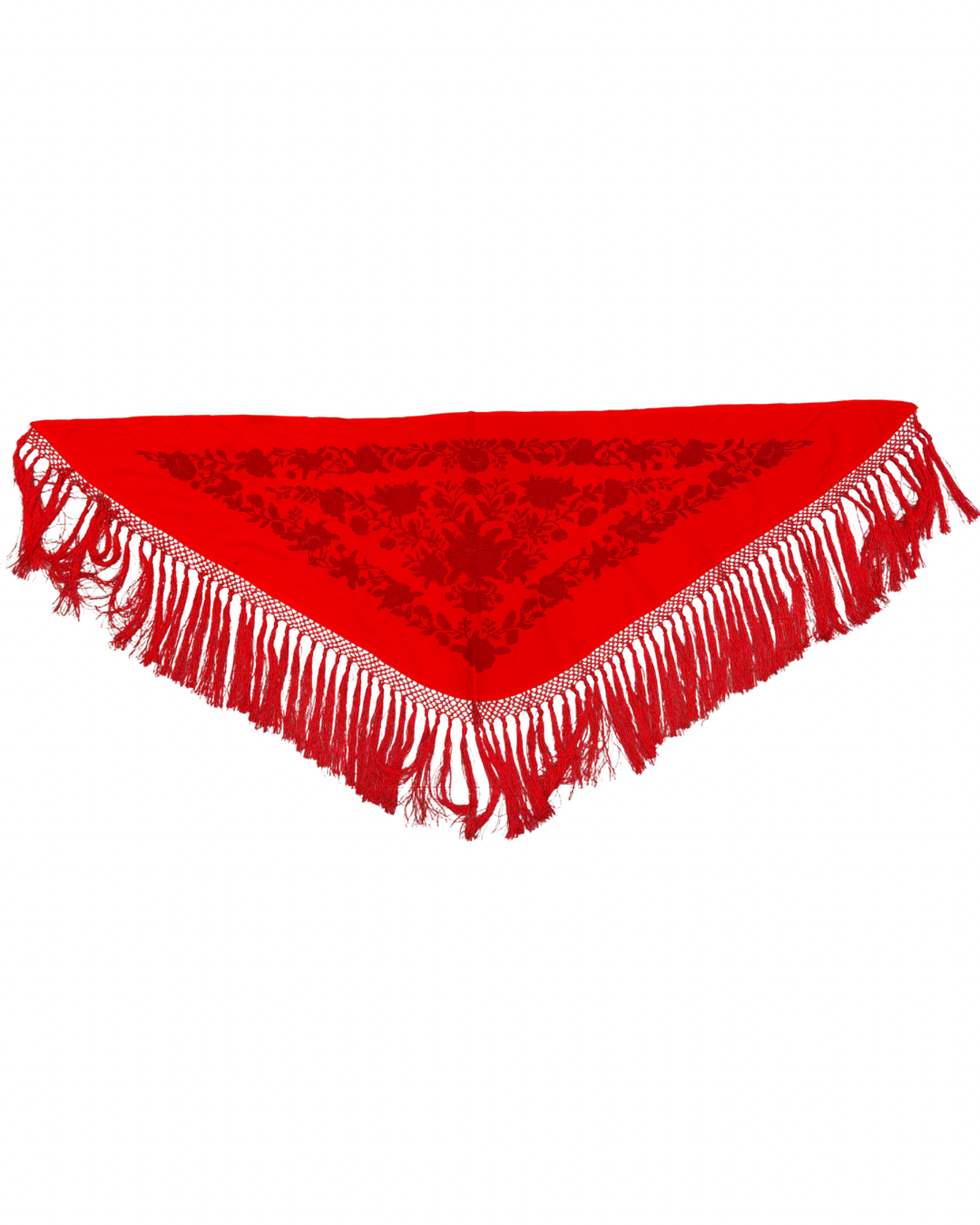 Mantón rojo monolocor