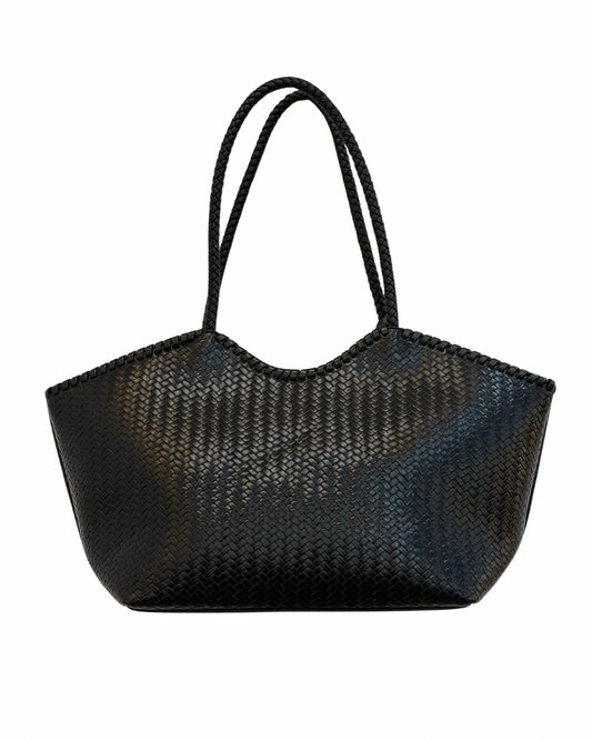Bolso trenzado - Negro
