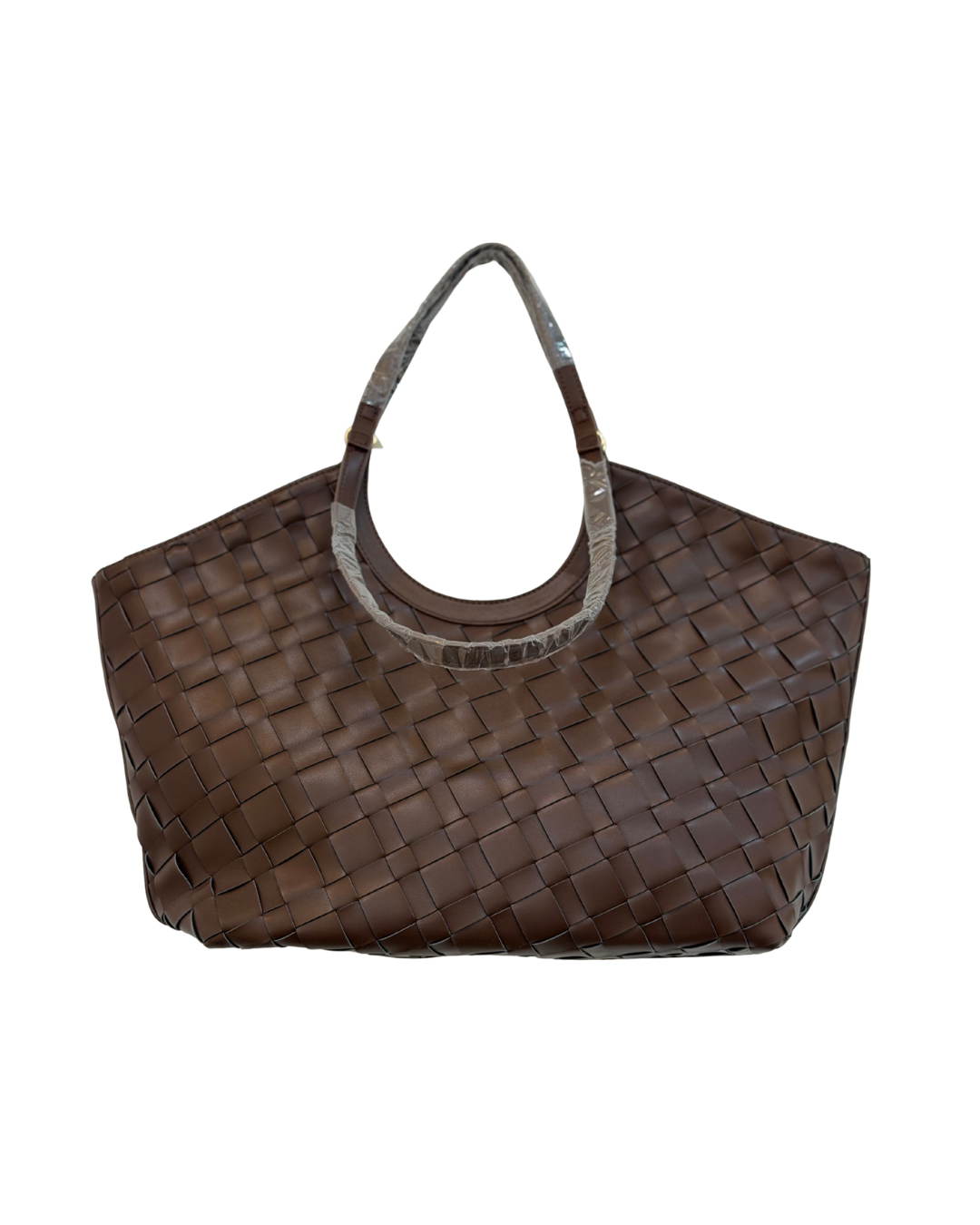 Bolso trenzado - Marrón