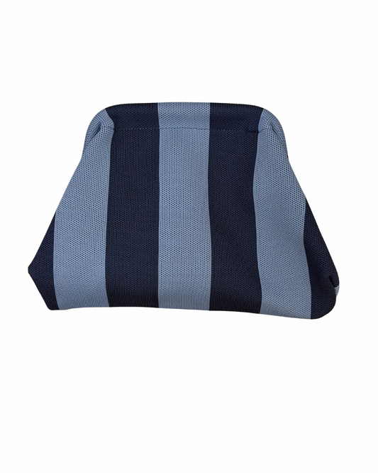 Bolsos Rayas Azul-Celeste