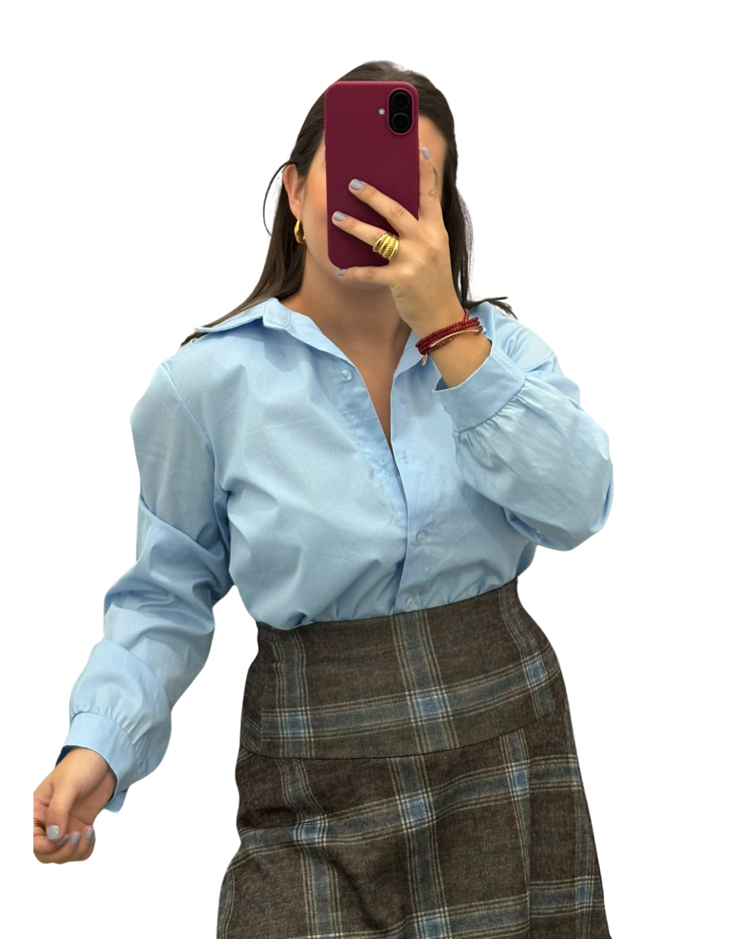 Blusa celeste